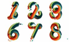 36 Days of Type / Numbers by Daq - David Acevedo