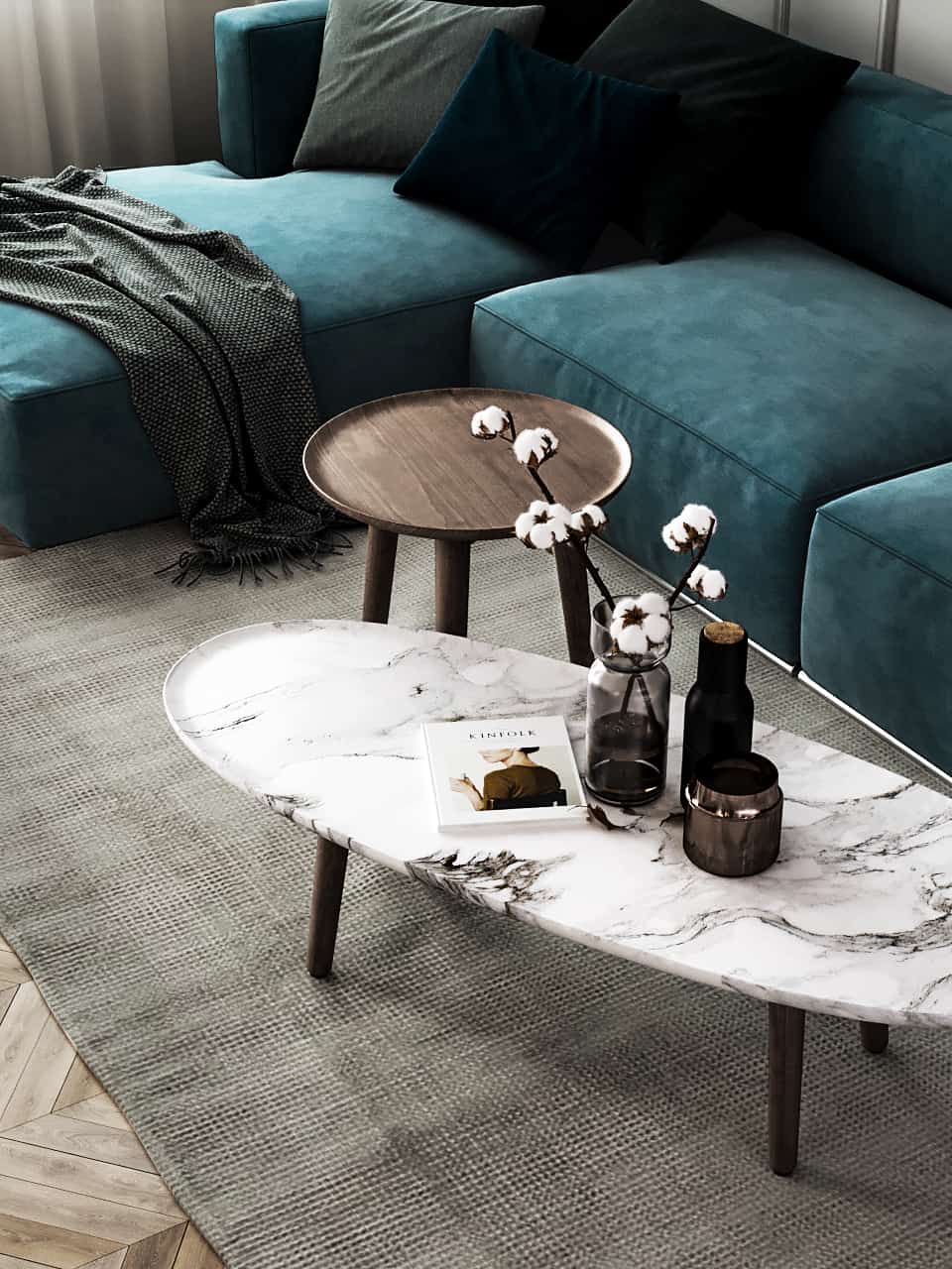 Interior design and visualization of apartments in saint petersburg