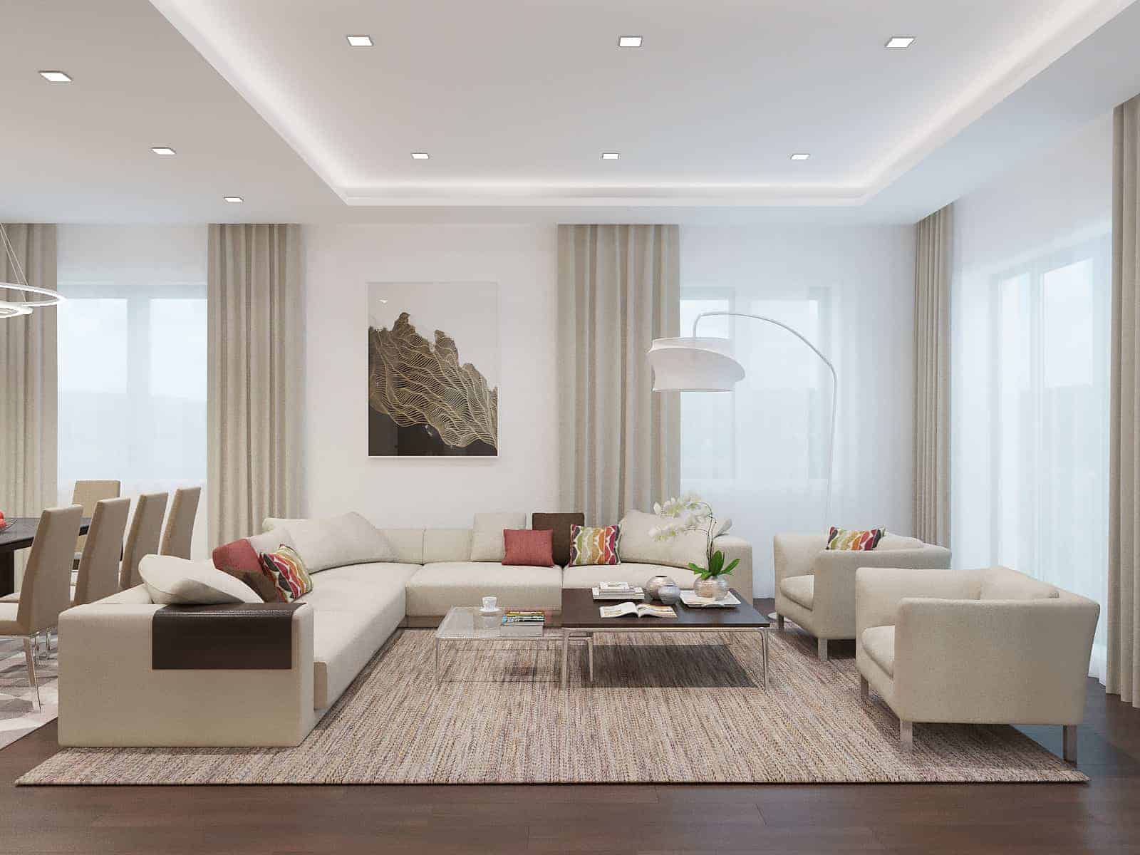 Living Room With Light Colors | Design Ideas