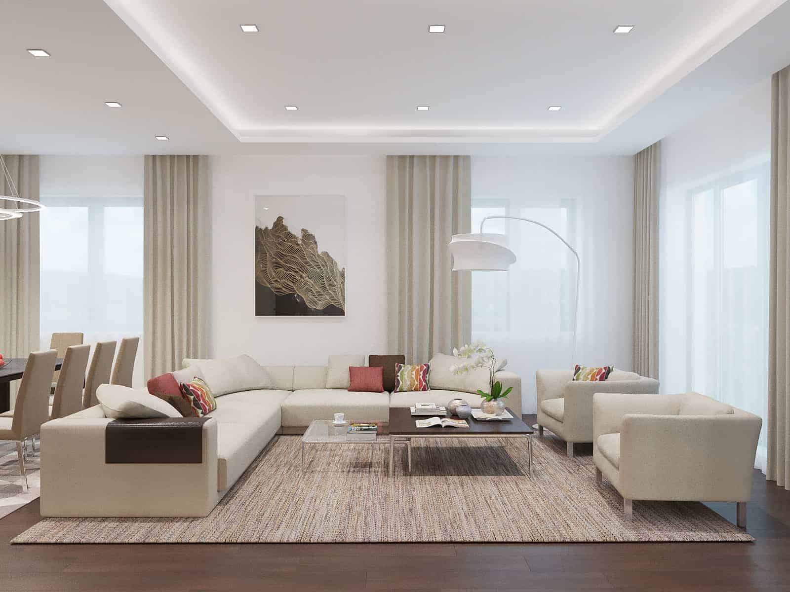  Living  Room  With Light  Colors Design  Ideas 