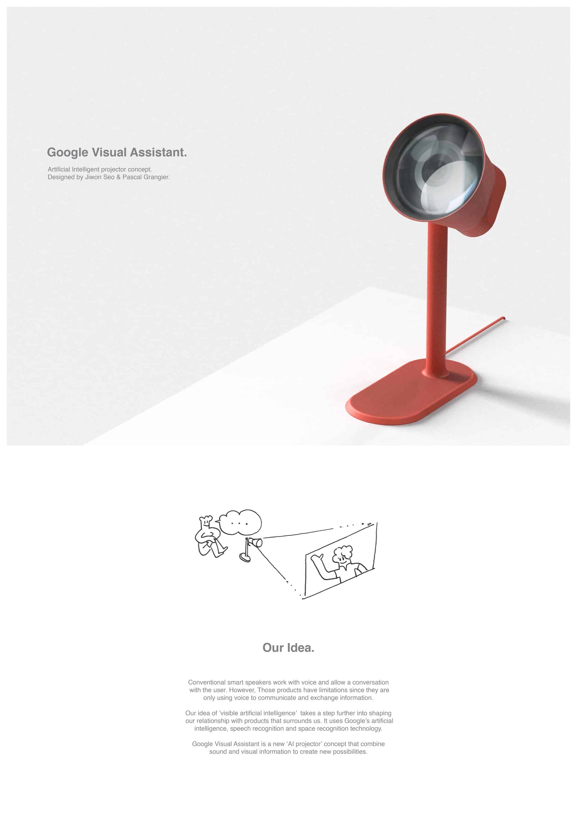 google visual assistant design ideas