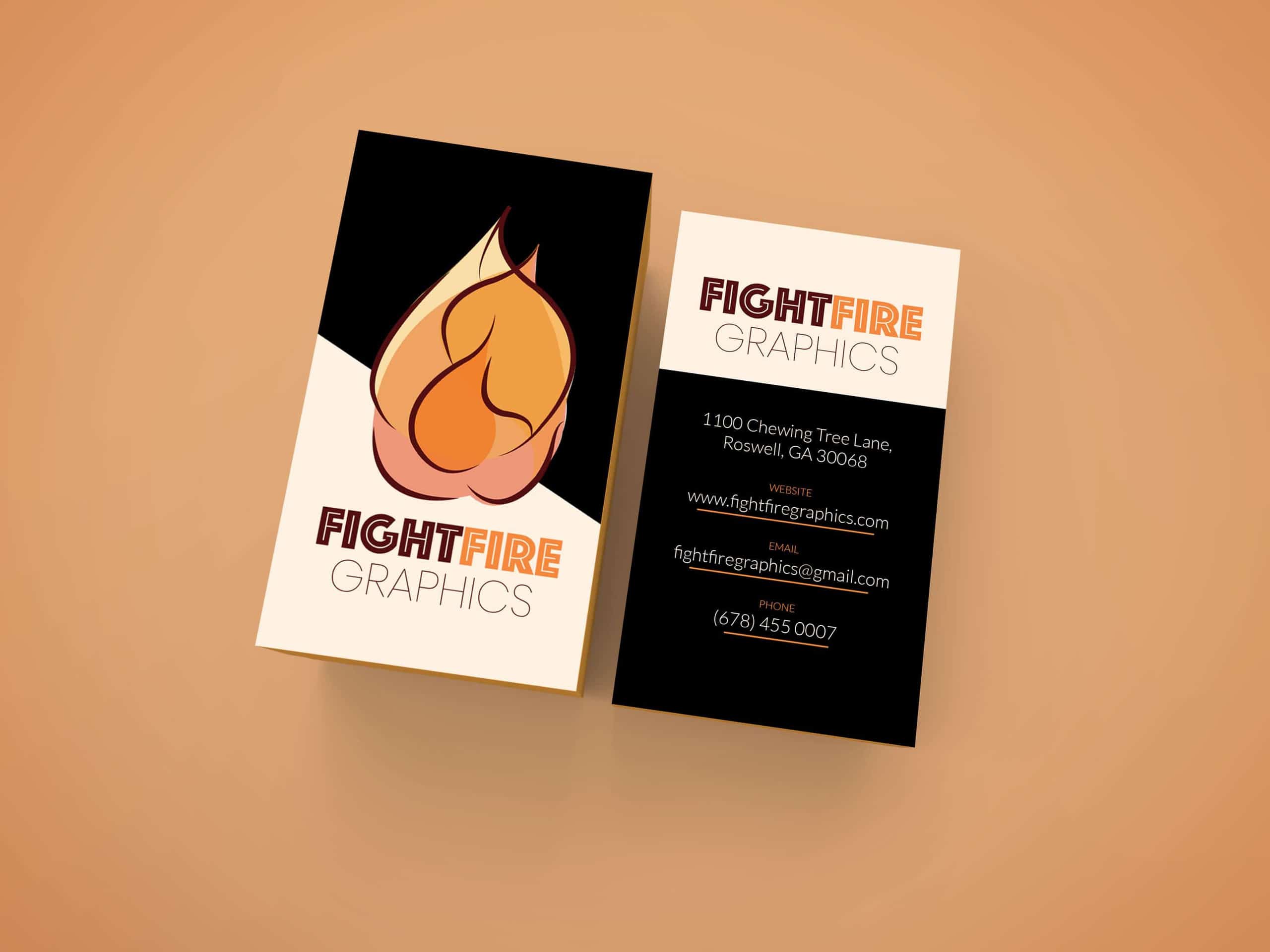 Fight Fire Graphics: Logo and Business Cards