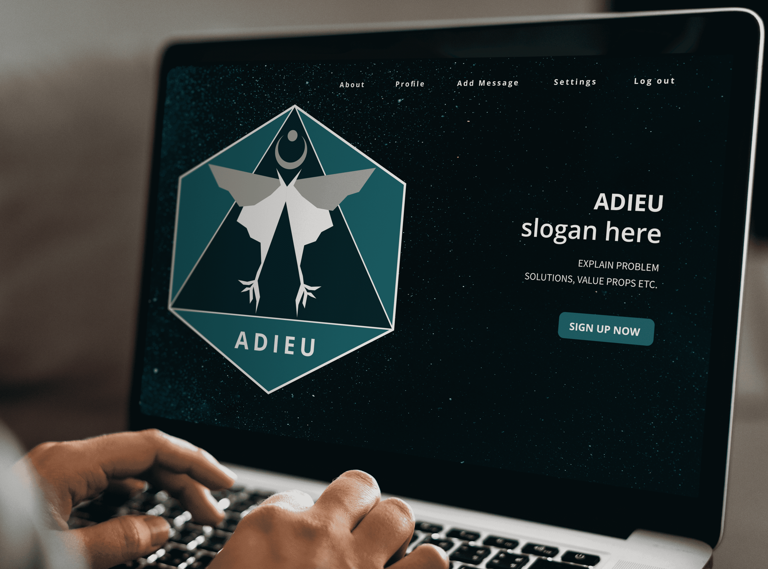 ADIEU App Design Concept